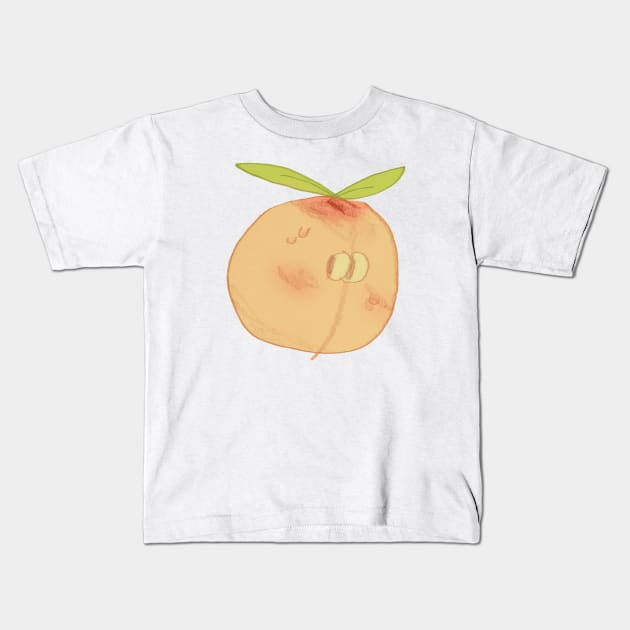 Peachy Peachy Peachy Kids T-Shirt by slugspoon